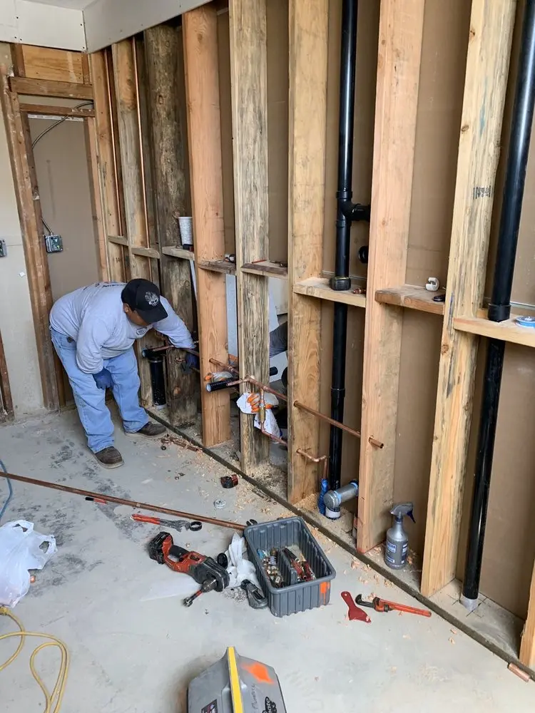 Commercial rough-in plumbing for Gas Line Repair in Pine Crest